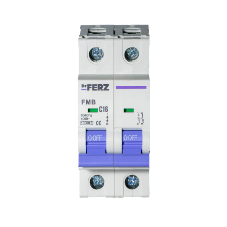 FMB-C 10kA 2P 16 х-ка C Автоматический выключатель